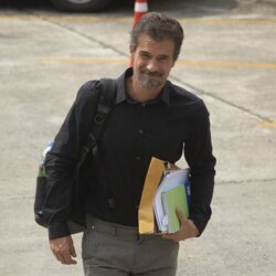 Rodolfo Sacho acudiendo a la segunda sesión del juicio de Daniel Sancho