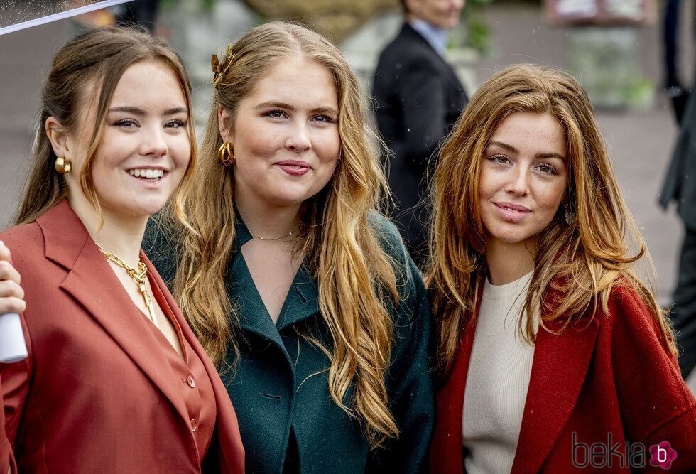 Ariane, Amalia y Alexia de Holanda en el Día del Rey 2024