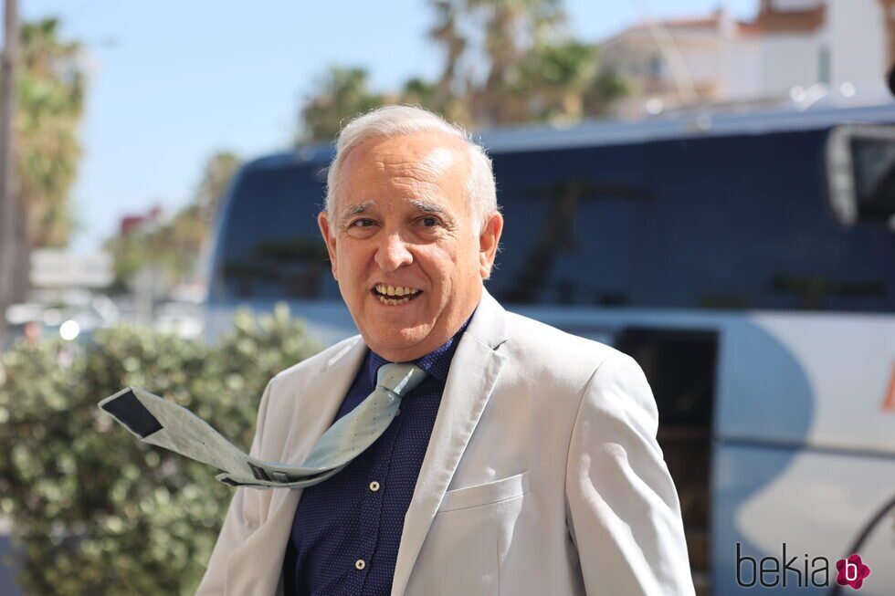 José Antonio, marido de Gloria Mohedano, en el 18 aniversario de la muerte de Rocío Jurado