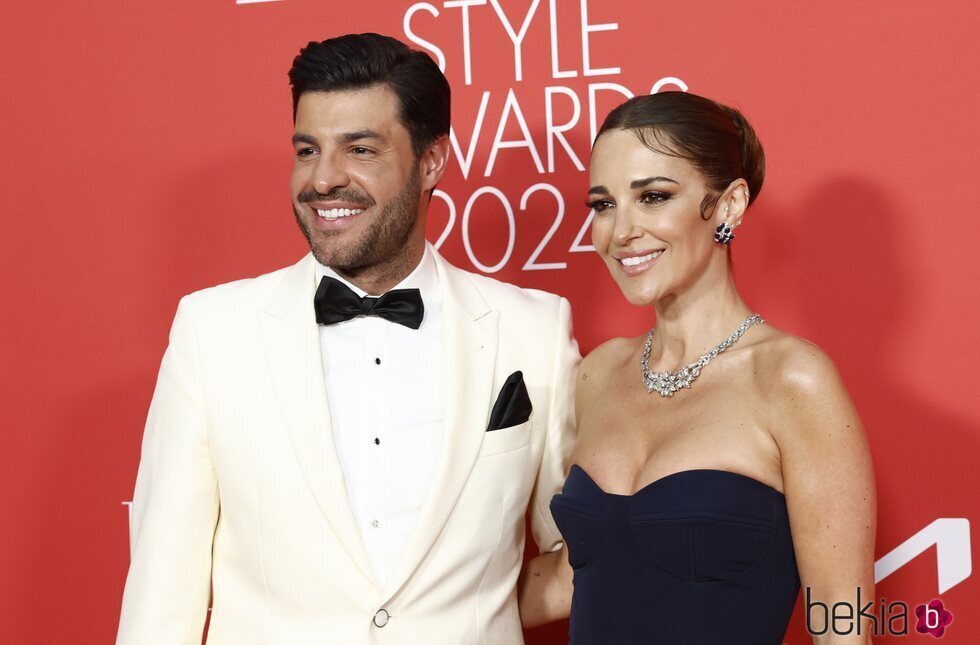Paula Echevarría y Miguel Torres en la alfombra roja de los ELLE Style Awards 2024
