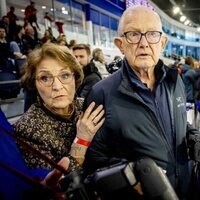 Margarita de Holanda y Pieter van Vollenhoven en un acto en Heerenveen