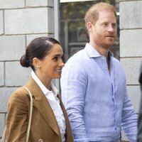 El Príncipe Harry y Meghan Markle en el colegio La Giralda de Bogotá