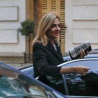 La Infanta Cristina a su llegada al funeral de Juan Miguel Villar Mir
