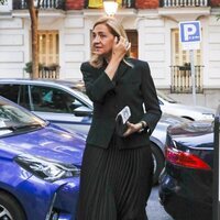 La Infanta Cristina en el funeral de Juan Miguel Villar Mir