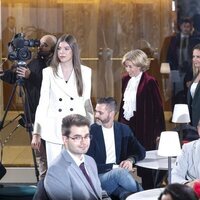 La Infanta Sofía en su llegada a su primer acto oficial en solitario
