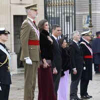 Los Reyes Felipe y Letizia, la Princesa Leonor y autoridades en la Pascua Militar 2025