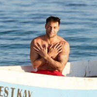 Montoya en una barca en 'SV 2025'