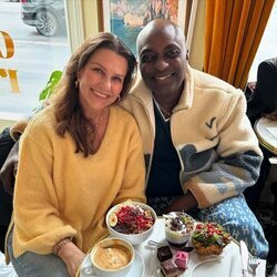 Marta Luisa de Noruega y Durek Verrett en un brunch en Oslo