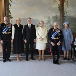Ingrid Alexandra de Noruega en la primera Visita de Estado en la que participa con el resto de la Familia Real Noruega en el recibimiento a la Presidenta d