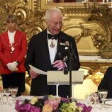 El Rey Carlos III en su discurso ante Sergio Mattarella en la cena de gala por su Visita de Estado a Italia