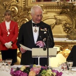 El Rey Carlos III en su discurso ante Sergio Mattarella en la cena de gala por su Visita de Estado a Italia
