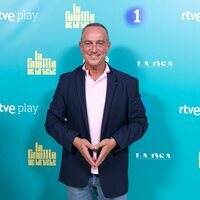 Víctor Sandoval en la presentación de 'La familia de la tele'