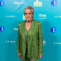 Chelo García-Cortés en la presentación de 'La familia de la tele'