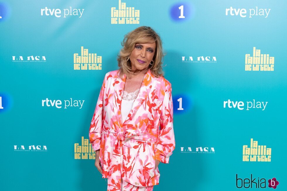 Lydia Lozano en la presentación de 'La familia de la tele'