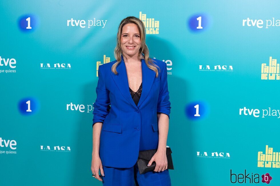 Lucrecia Mangialavori en la presentación de 'La familia de la tele'