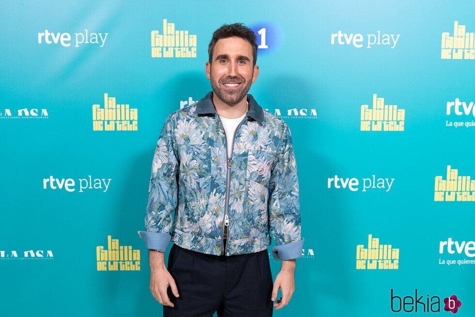 Aitor Albizua en la presentación de 'La familia de la tele'
