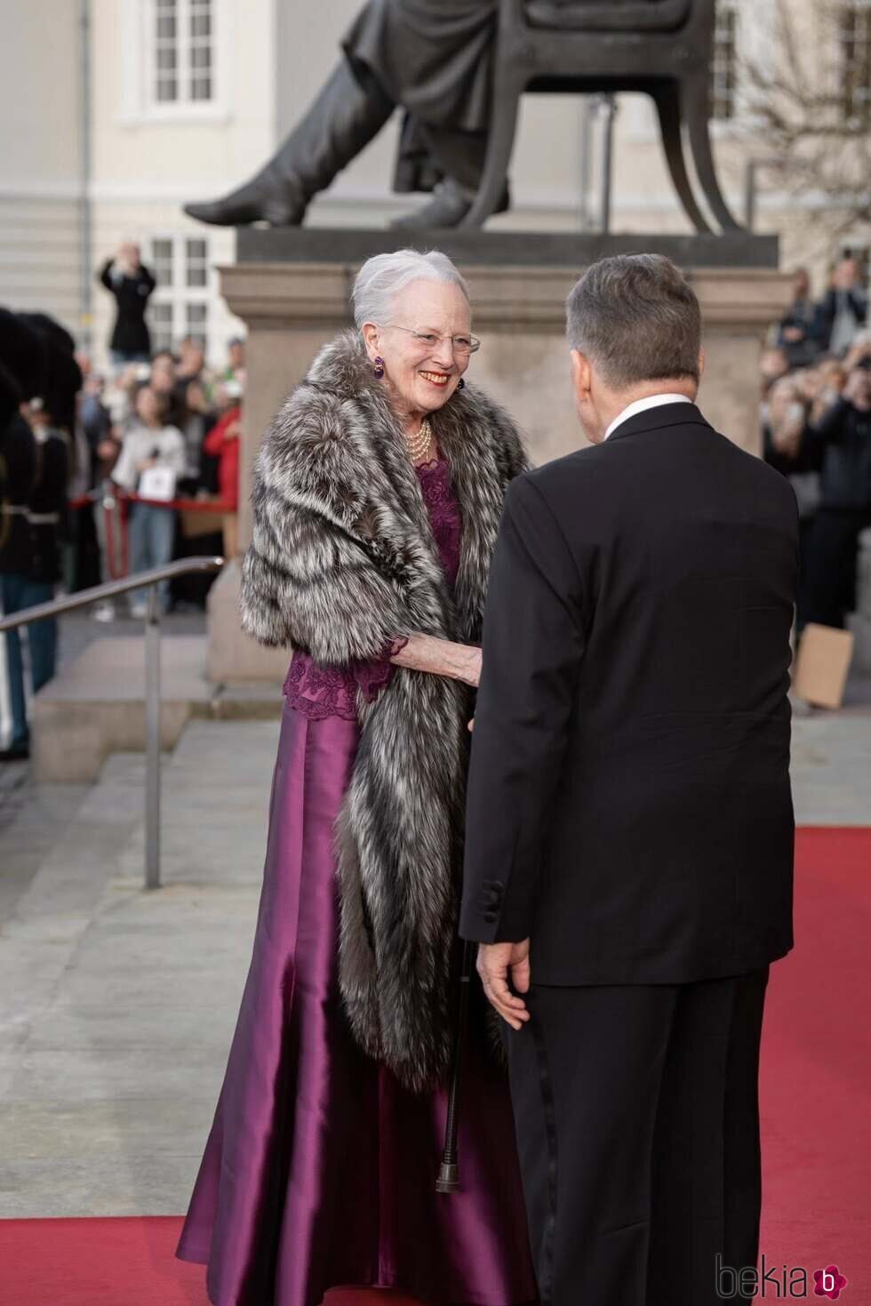 Margarita de Dinamarca en el 18 cumpleaños de Isabella de Dinamarca
