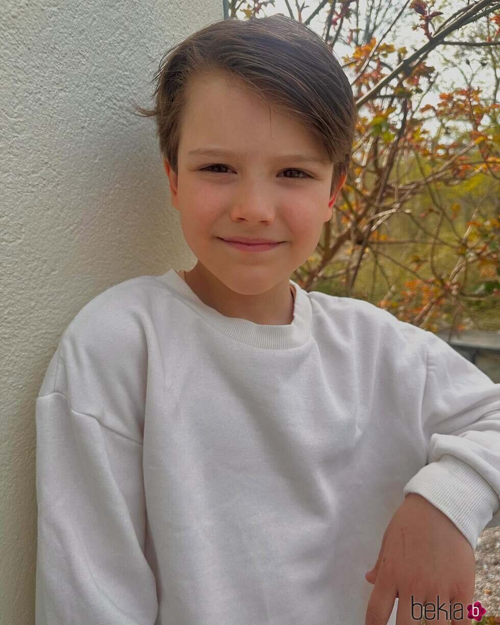 Alexander de Suecia en un posado por su 9 cumpleaños
