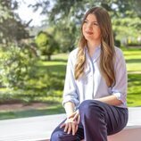 La Infanta Sofía en La Zarzuela en un posado por su 18 cumpleaños