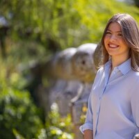 La Infanta Sofía en un posado por su 18 cumpleaños