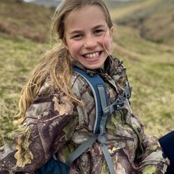 La Princesa Charlotte en una excursión en un posado por su 10 cumpleaños