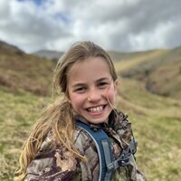 La Princesa Charlotte en una excursión en un posado por su 10 cumpleaños