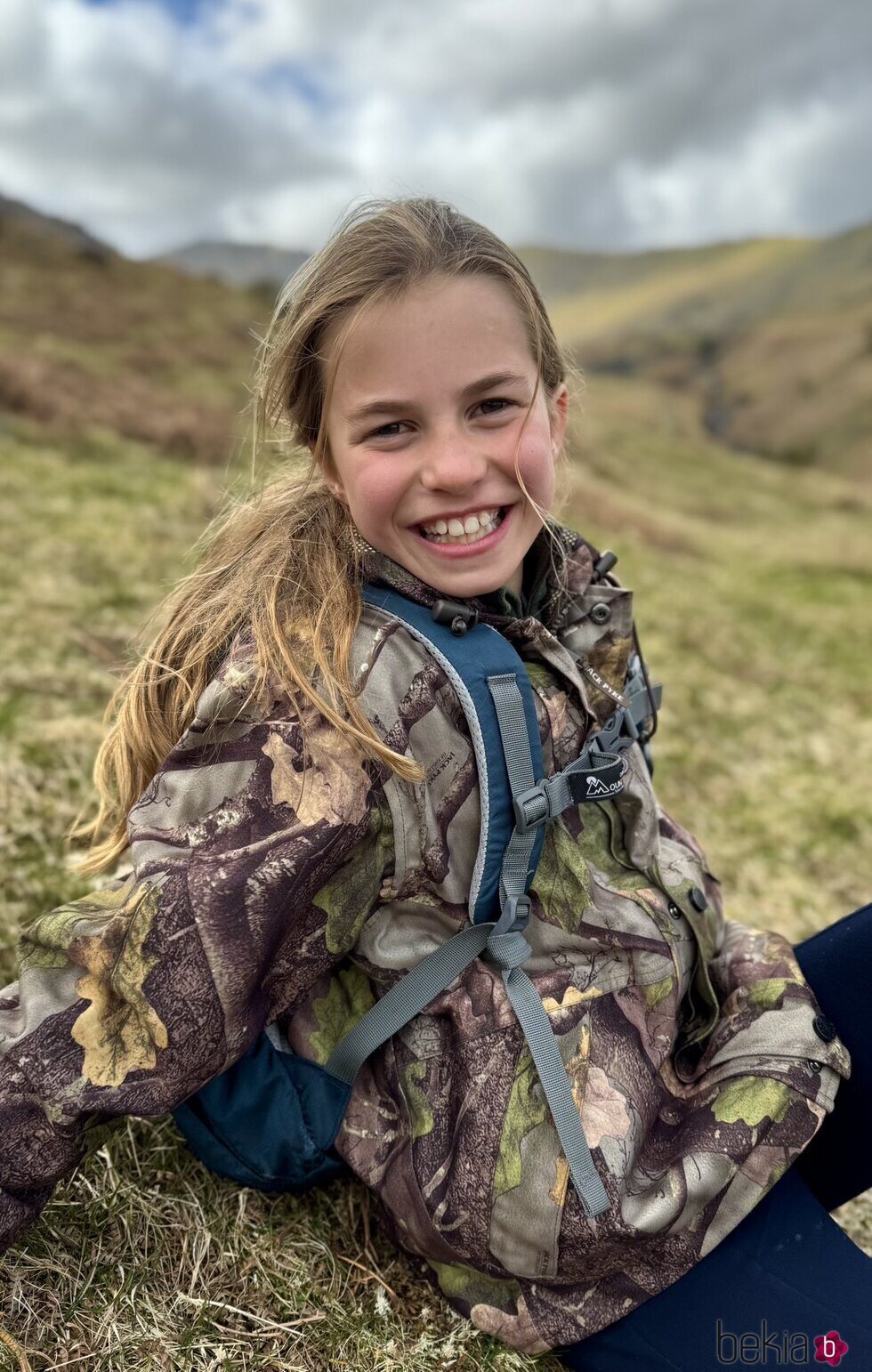 La Princesa Charlotte en una excursión en un posado por su 10 cumpleaños
