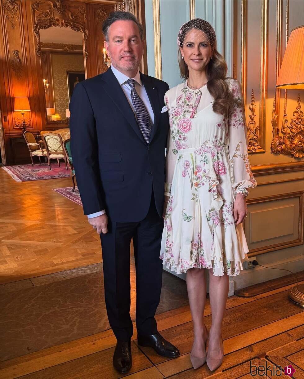 Magdalena de Suecia y Chris O'Neill en la Visita de Estado de la Presidenta de Islandia y su marido a Suecia 