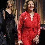 Magdalena de Suecia y Silvia de Suecia en una entrega de premios en Nueva York