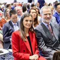 Los Reyes Felipe y Letizia en la graduación de la Infanta Sofía