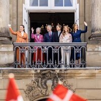 La Familia Real Danesa en el 57 cumpleaños de Federico de Dinamarca