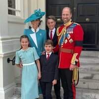 La Famiia Real Británica en el Trooping The colour 2025