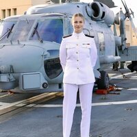 Posado de la Princesa Leonor por su embarque en la fragata Blas de Lezo