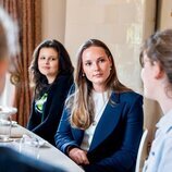 Ingrid Alexandra de Noruega en su primera audiencia en solitario