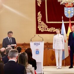 La Princesa Leonor en el acto de entrega de la Medalla de Oro de Galicia