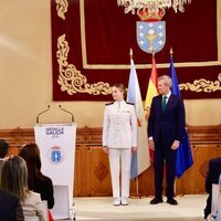 La Princesa Leonor en el acto de entrega de la Medalla de Oro de Galicia