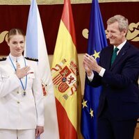 La Princesa Leonor agradece recibir la Medalla de Oro de Galicia 