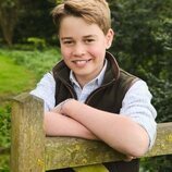 Retrato del Príncipe George por su 12 cumpleaños