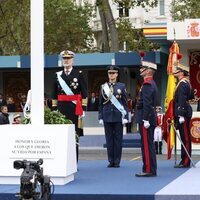El Rey Felipe junto a la Princesa Leonor en el desfile del Día de la Hispanidad 2025