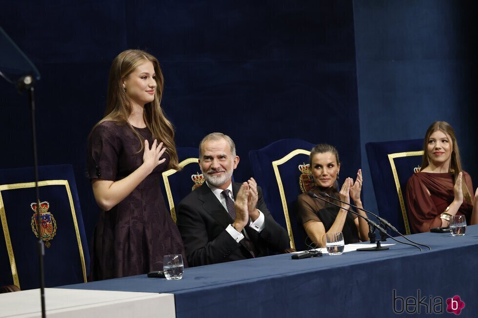 La Princesa Leonor, agradecida en los Premios Princesa de Asturias 2025