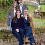 Felicitación navideña de 2025 de los Reyes Felipe y Letizia, con la Princesa Leonor y la Infanta Sofía