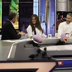 María José Campanario, Roberto Leal y Eduardo Navarrete en 'El Hormiguero' por 'El Desafío'