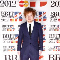 Ed Sheeran en los premios Brit 2012