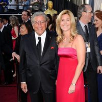 Tony Bennett en la alfombra roja de los Oscar 2012
