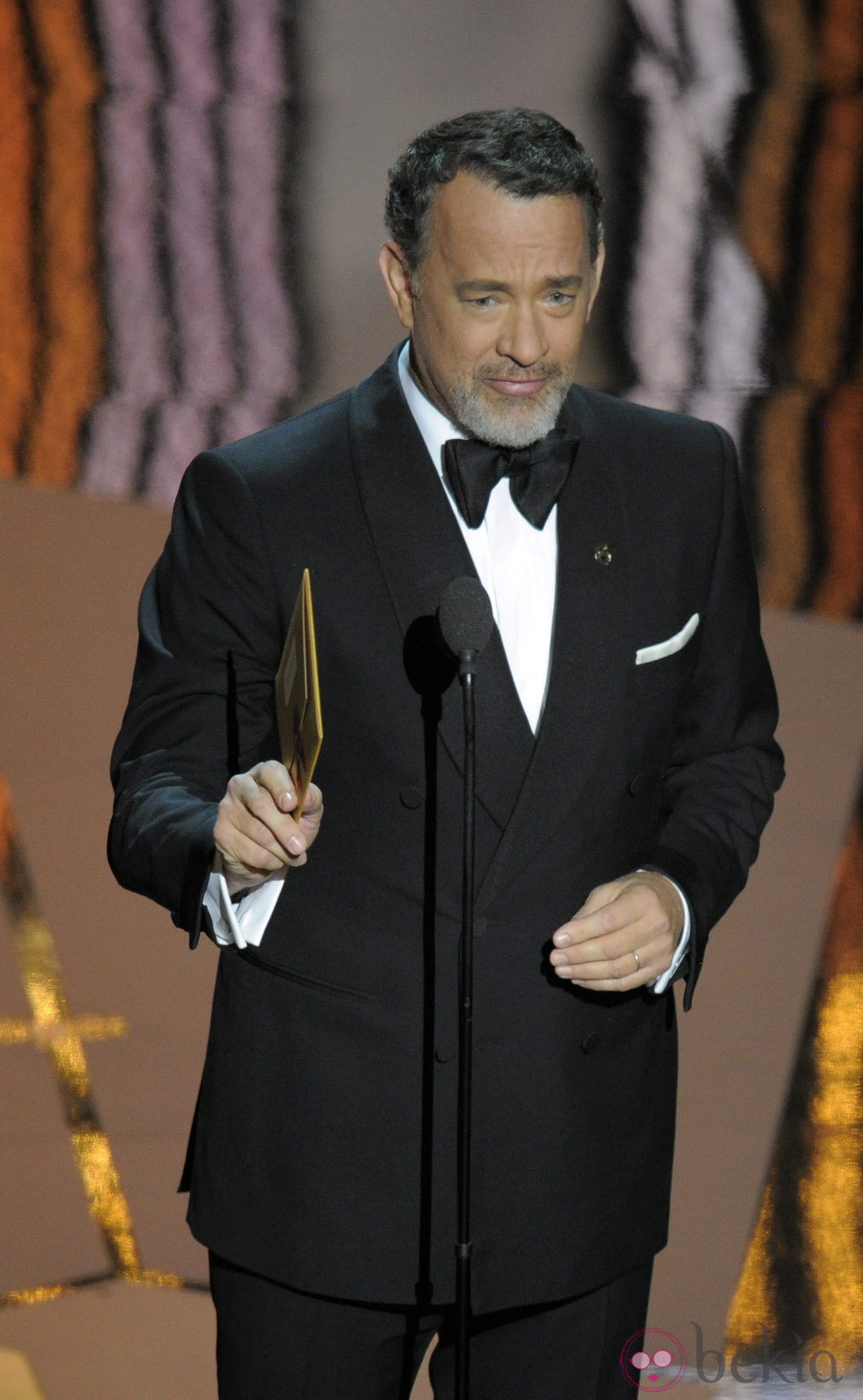 Tom Hanks en la entrega de los Oscars 2012