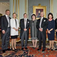 Los Reyes de Suecia, los Príncipes Daniel y Carlos Felipe y los Westling