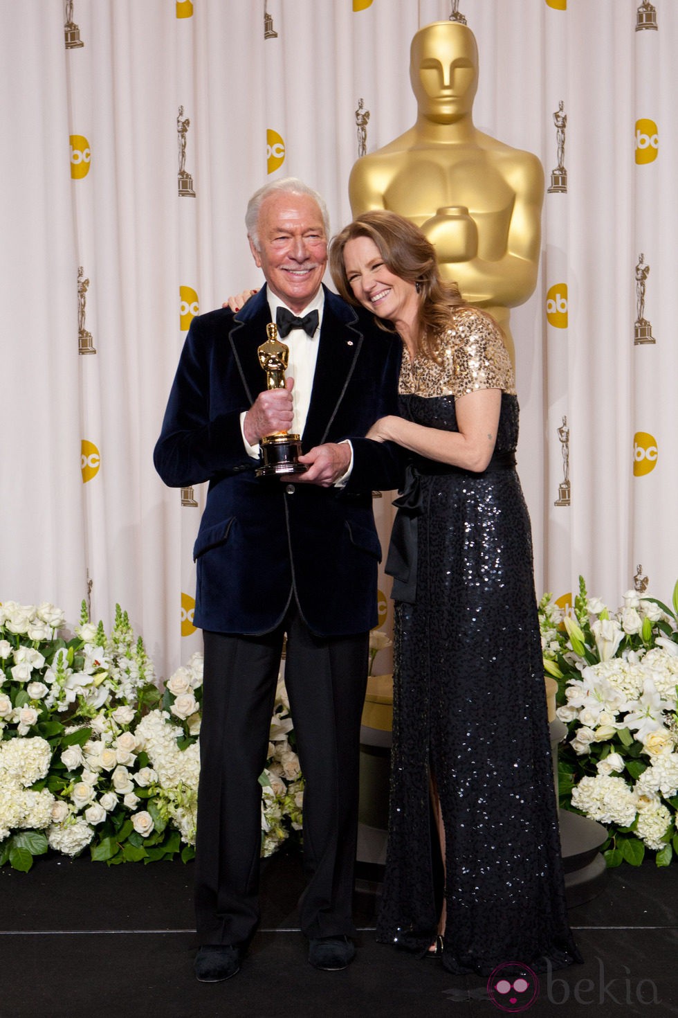 Christopher Plummer Y Melissa Leo en los Oscars 2012
