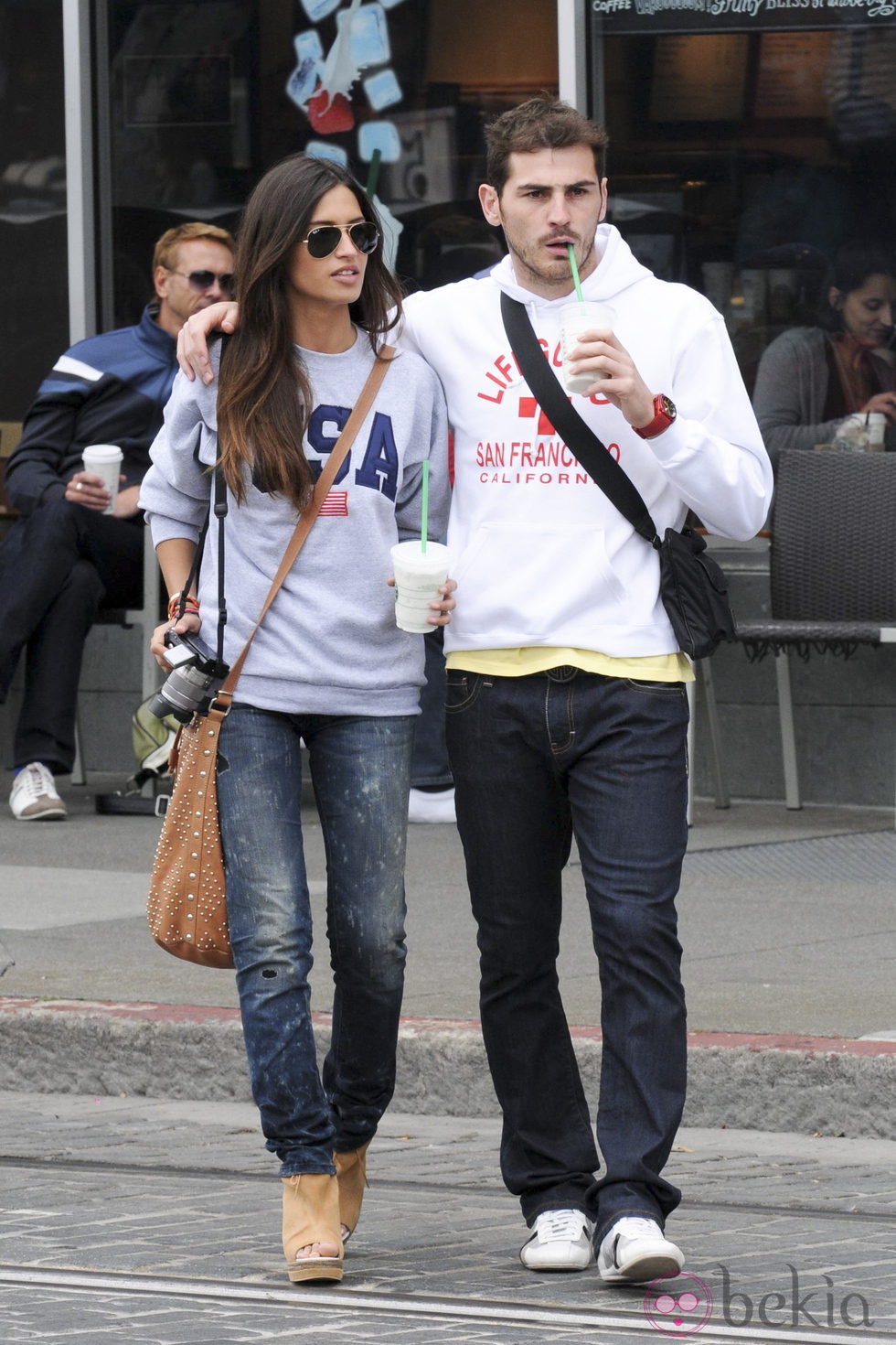 Sara Carbonero e Iker Casillas en San Francisco