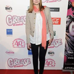 Natalia Sánchez en el estreno de 'Grease'