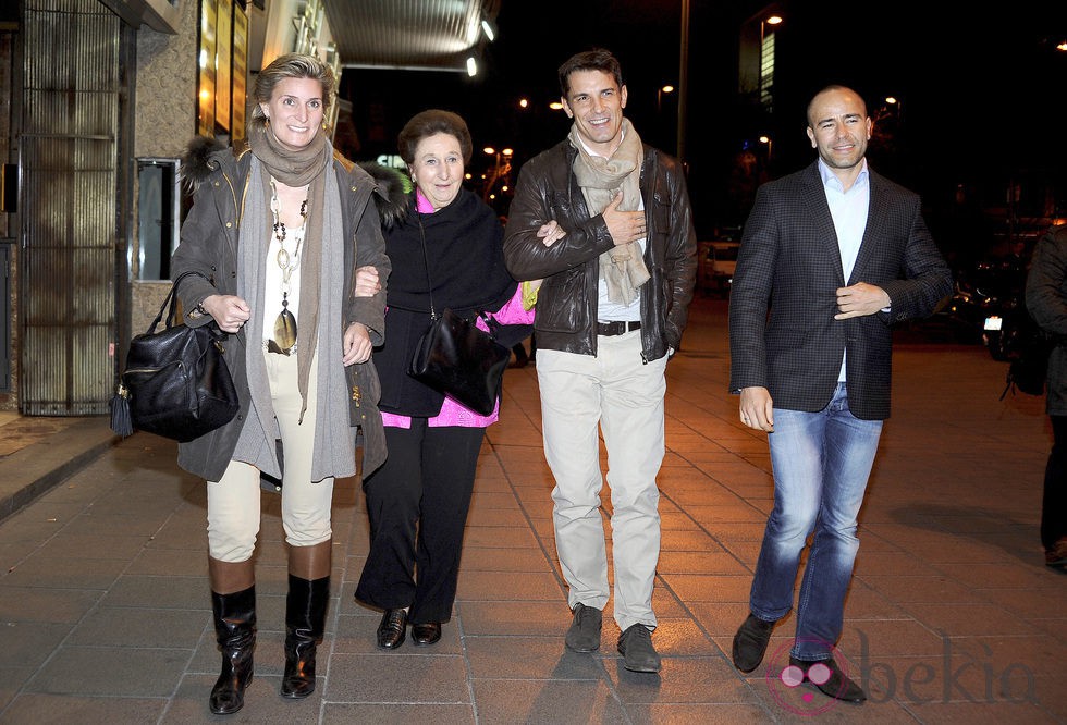 María Zurita, la Infanta Margarita, Jesús Vázquez y Roberto Cortés